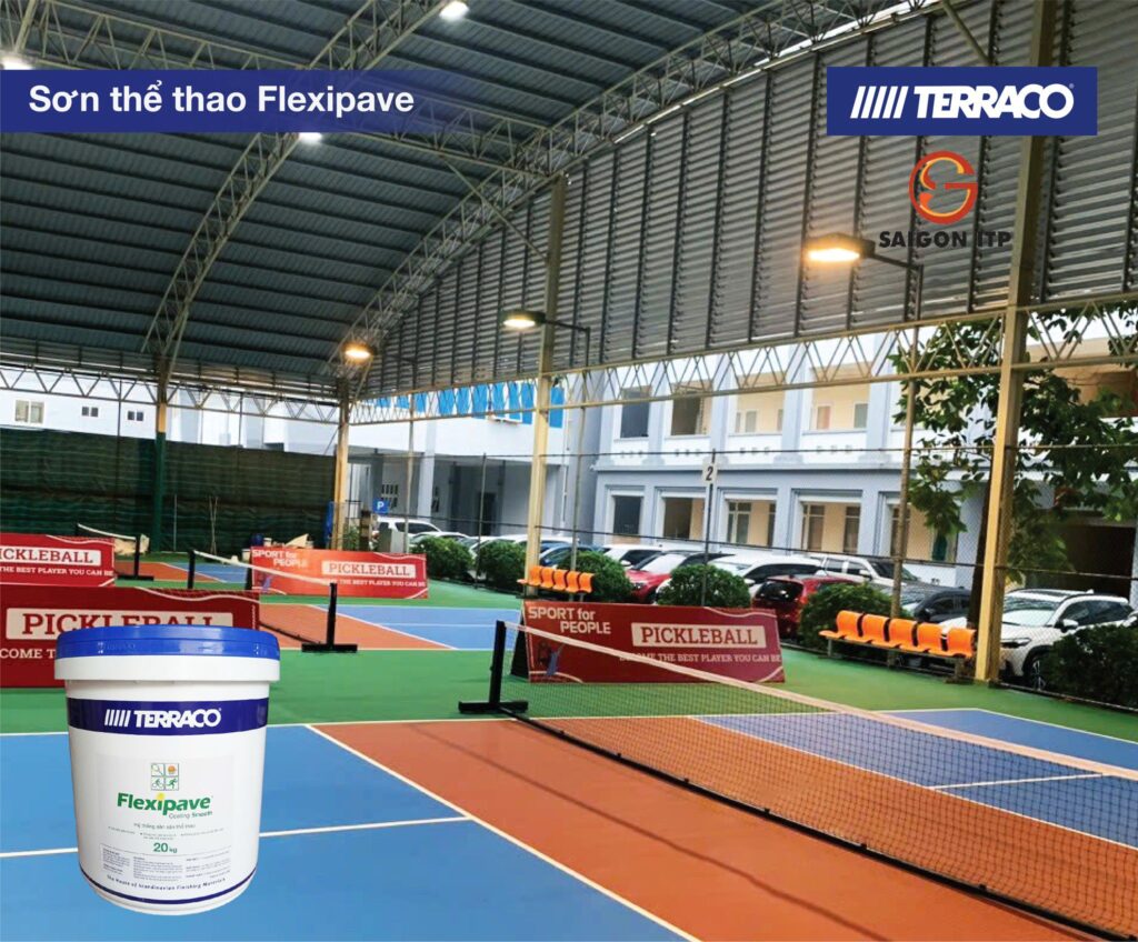 Sơn sân thể thao Terraco