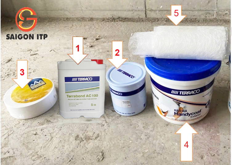 Quy trình xử lý mối nối và vị trí nứt 