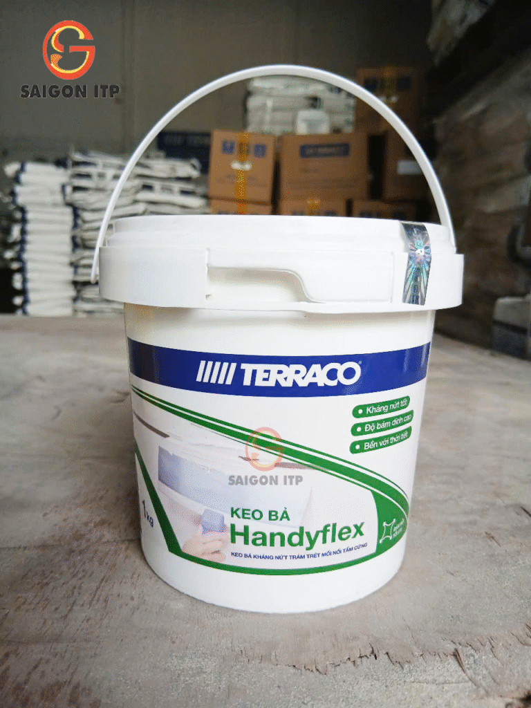 Keo bả Terraco Handyflex - xử lý nứt tường hiệu quả, nhanh chóng