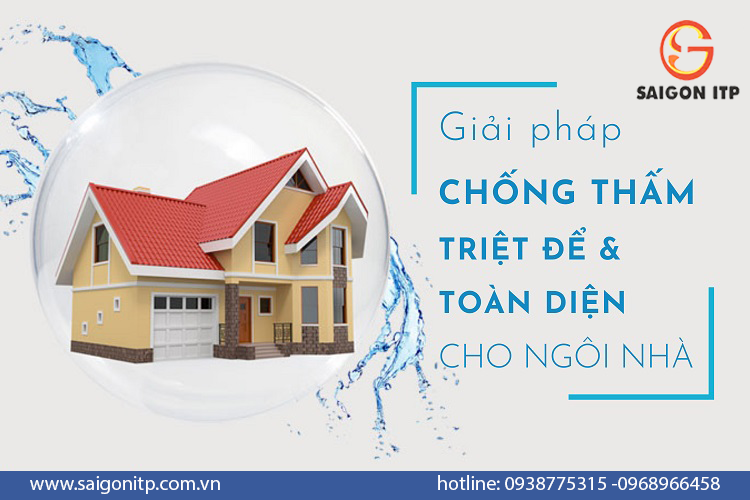 Cách chống thấm triệt để những vị trí hay bị thấm nước