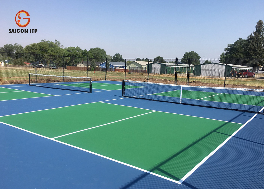 Quy trình thi công sơn thể thao Pickleball chuẩn quốc tế