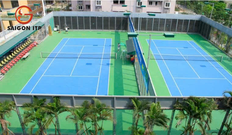Sơn sân thể thao Tennis nên dùng loại nào bền đẹp và an toàn