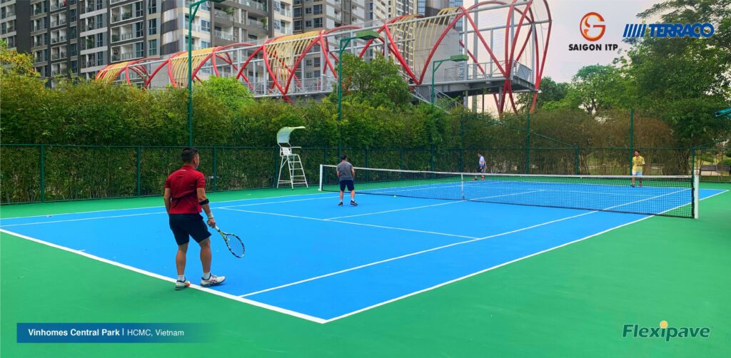Sơn sân thể thao Tennis nên dùng loại nào bền đẹp và an toàn