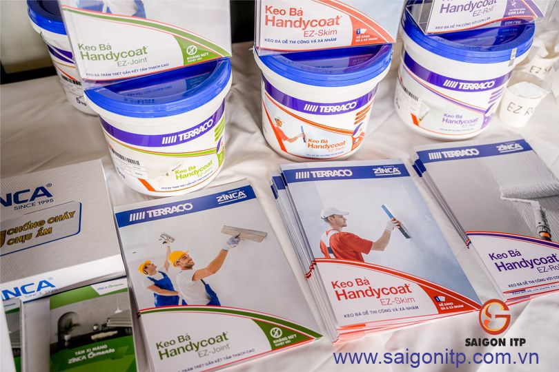 Bảng giá keo bả Terraco Handycoat mới nhất 2025