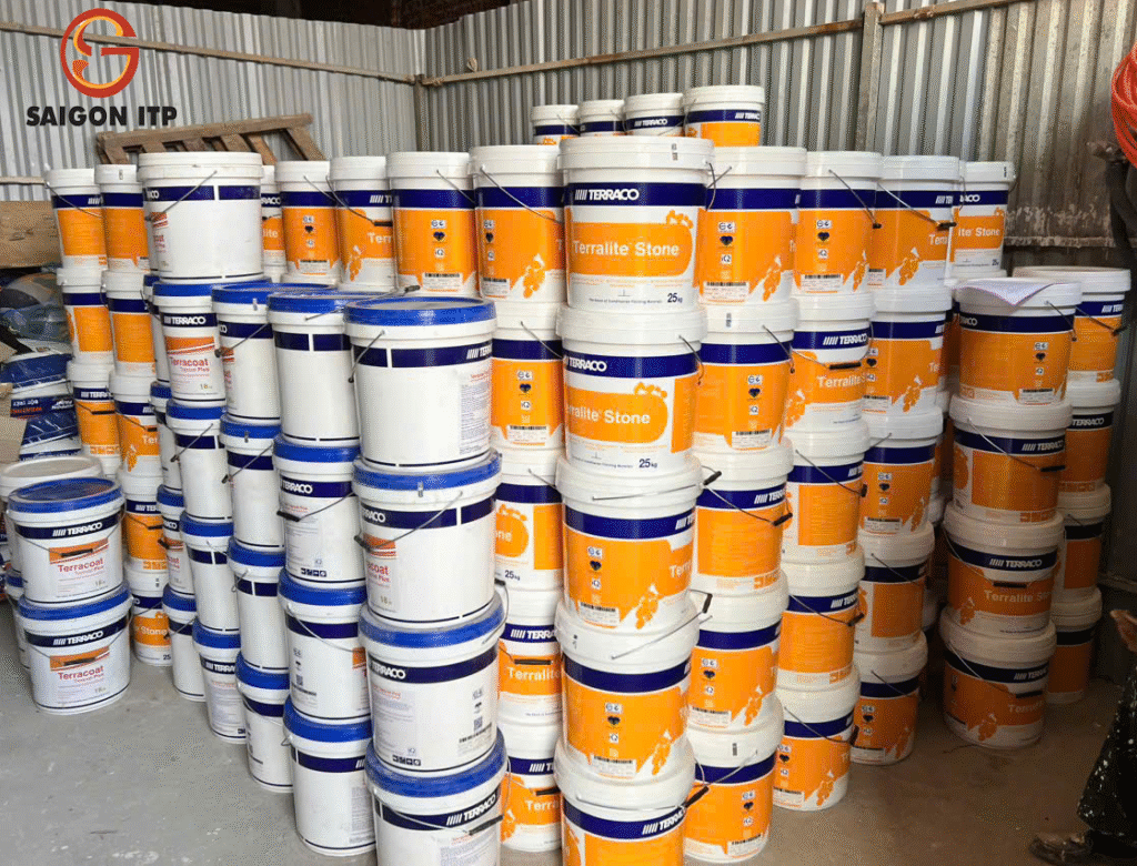 Bảng giá sơn đá Terraco Terralite Stone mới nhất 2025