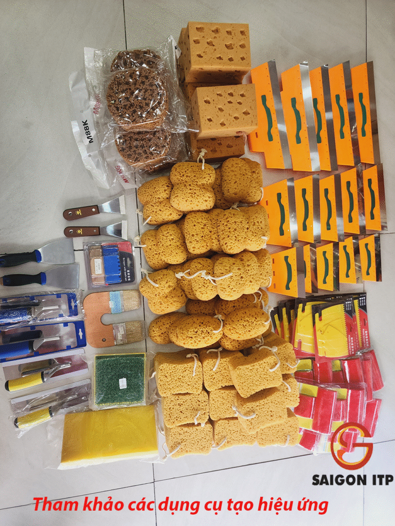 Hướng dẫn cách tạo sơn hiệu ứng bê tông đơn giản