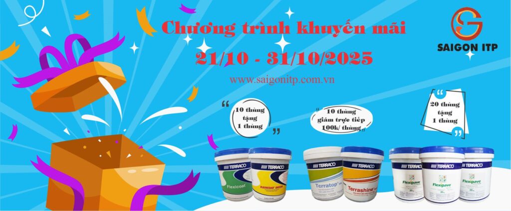 Chương trình khuyến mãi tháng 10/2025 - Tặng ngay ưu đãi lớn cùng Terraco