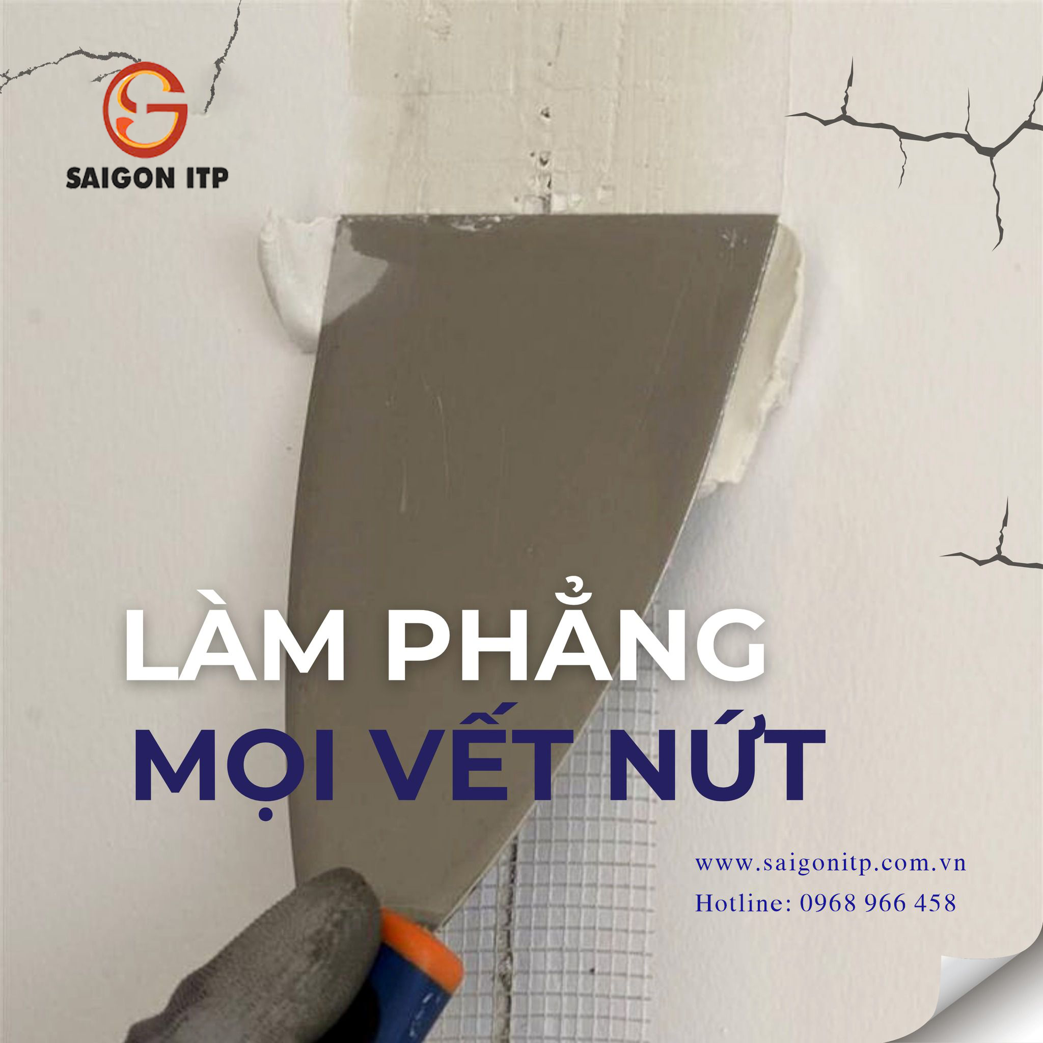 Nguyên nhân tường nhà bị nứt - cách xử lý nứt hiệu quả