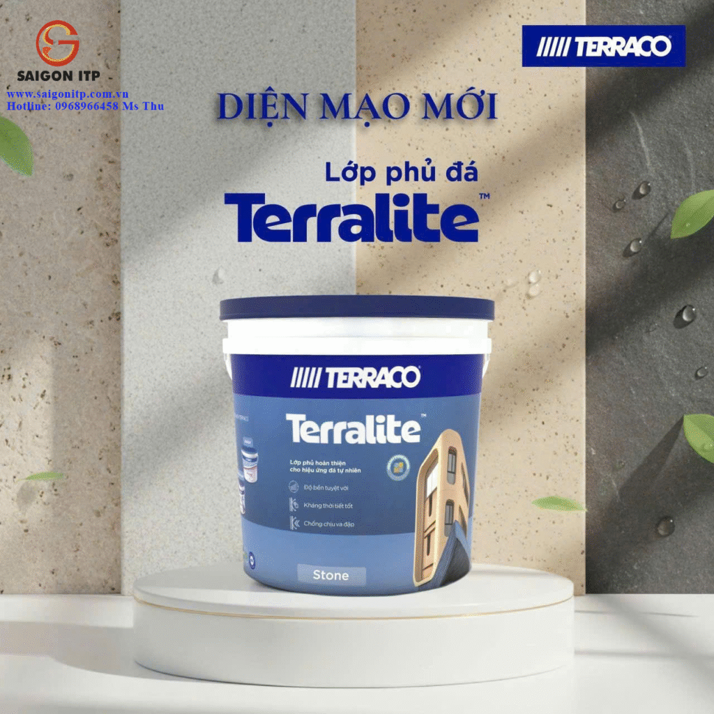 Thông báo thay đổi thiết kế bao bì và tên sản phẩm sơn gai Terracoat và sơn đá Terralite