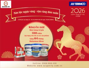 Thông báo chương trình khuyến mãi tết 2026 - "săn lộc ngựa vàng - rộn ràng đón xuân"