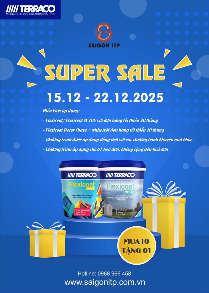 Săn Ngày Deal Hot – Chương Trình Khuyến Mãi Flexicoat Cuối Năm Từ Sài Gòn ITP