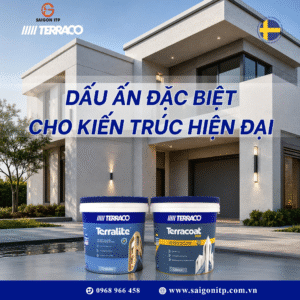 Sơn đá Terralite và sơn gai Terracoat - xu hướng tạo dấu ấn mới cho kiến trúc hiện đại