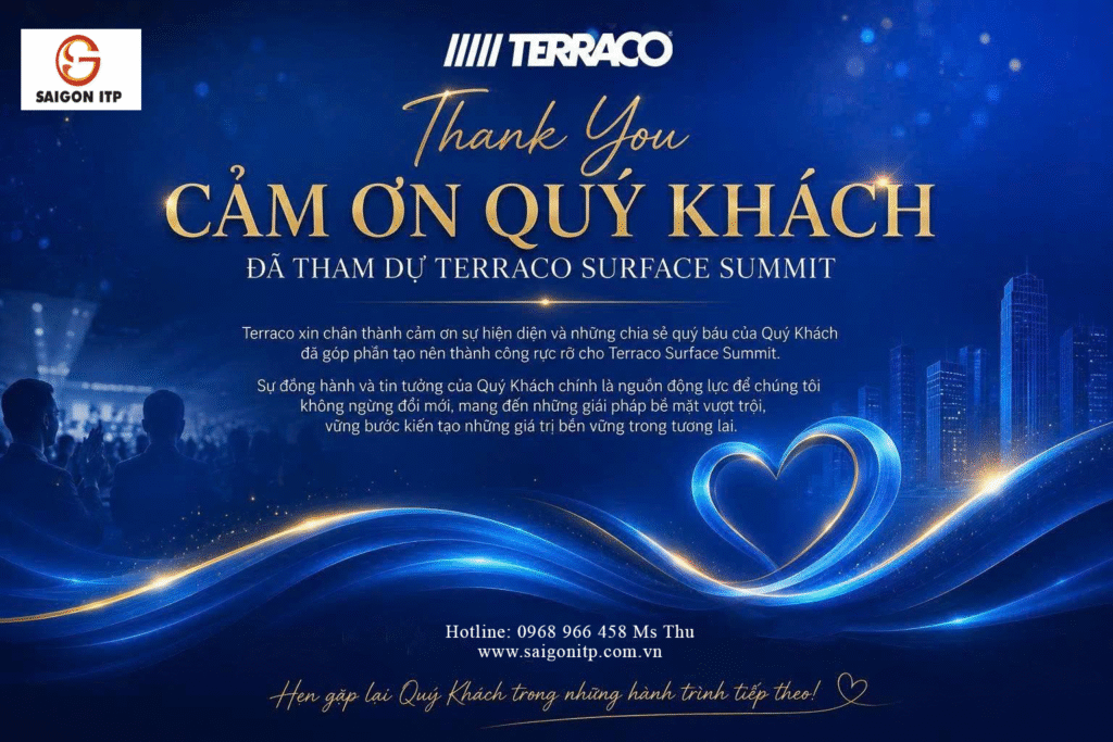 Sự kiện Terraco Surface Summit 2026 – Nơi Hiệu năng gặp gỡ Ý tưởng